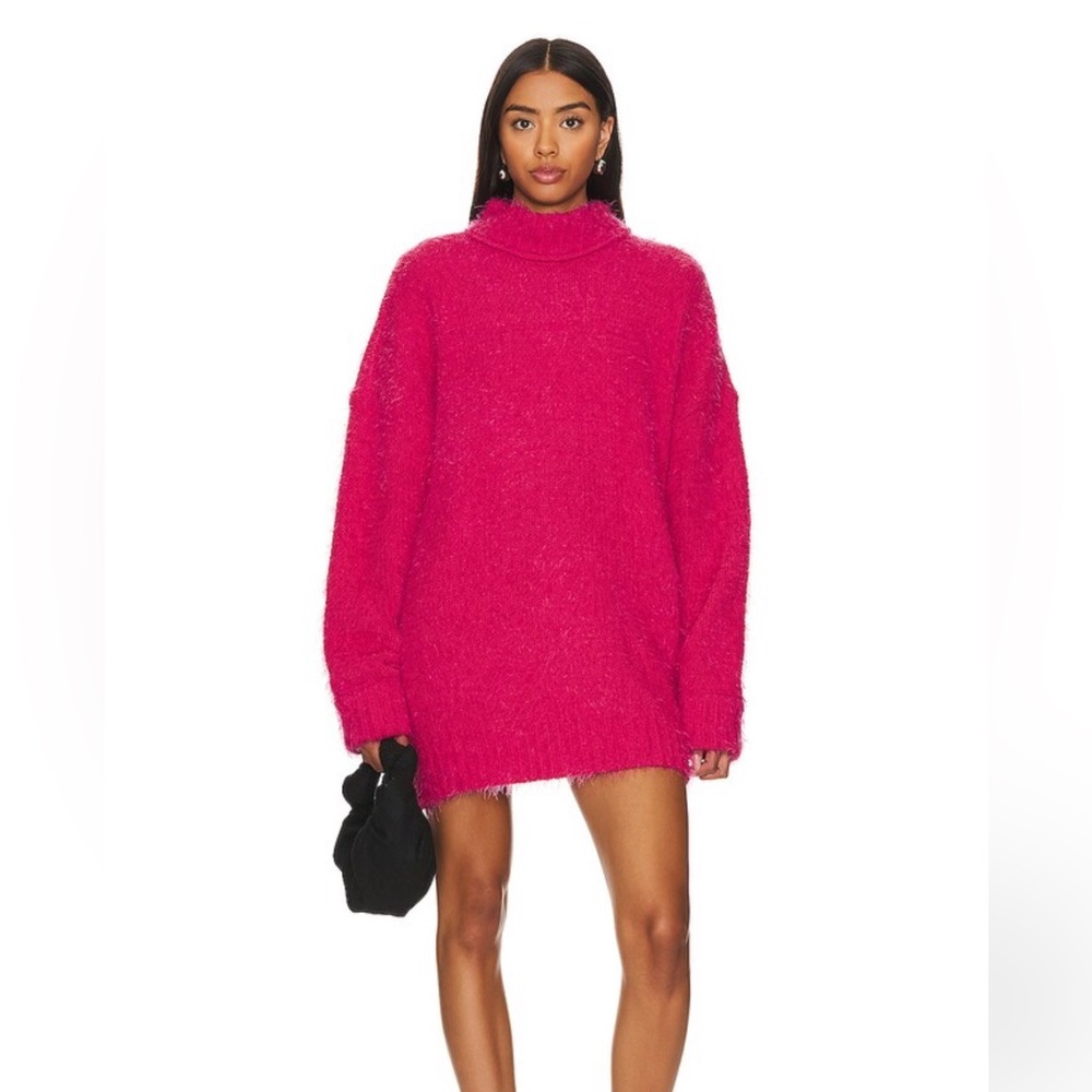 NWT Show Me Your MuMu Timmy Tunic in Pink Rose Knit